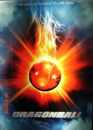 Uno de los primeros carteles de la "temida" adaptación cinematográfica de "DragonBall"